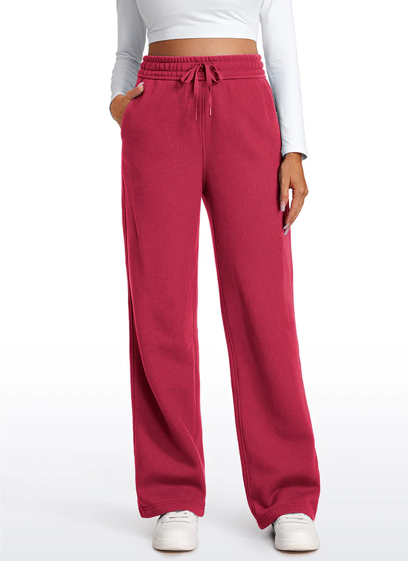 Fleece Lined Straight Leg Sweatpant 30''