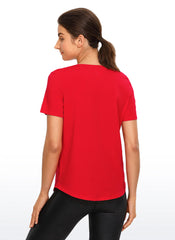 Pima Cotton Round Neck Short Sleeve