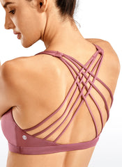 Nakedfeel Low Cut Strappy Bra (8 Straps)
