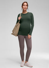 Butterluxe Maternity Crewneck Long Sleeve