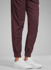 Striped Ruched Pocket Jogger 28''