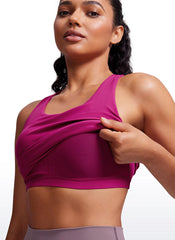 Butterluxe Waist Length Built in Bra Tank