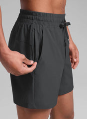 Feathery-Fit Workout Shorts 5''- Linerless
