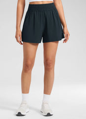 Feathery-Fit Soft Pocket Shorts Linerless 3''