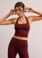 Butterluxe Built in Bra Halter Tank