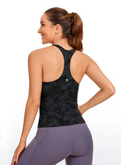 Butterluxe Waist Length Built in Bra Tank