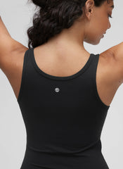 Butterluxe Double Lined Scoop Neck Tank