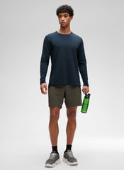 Poly Cotton-Blend Lightweight Long Sleeve