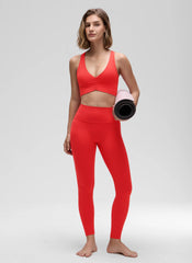 Butterluxe V Neck Ruched Longline Bras