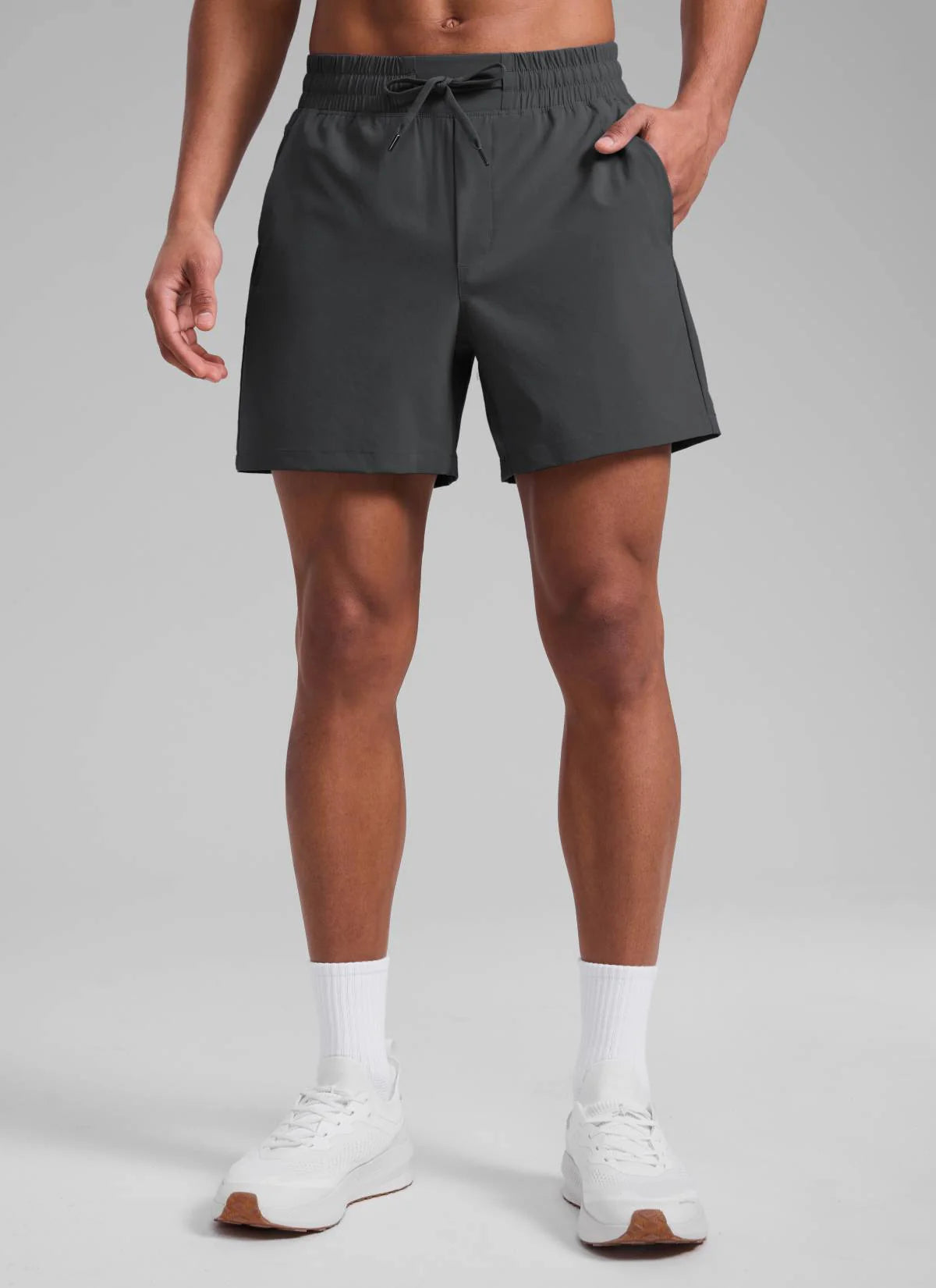 Feathery-Fit Workout Shorts 5''- Linerless
