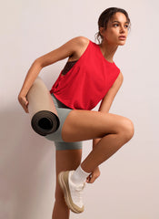 Pima Cotton Crop Deep Armhole Tank