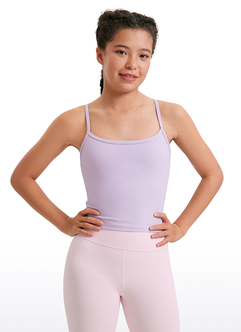 Butterluxe Girls Double Lined Y Back Tank Tops