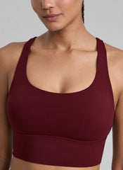 Nakedfeel Longline Criss Cross Back Bra