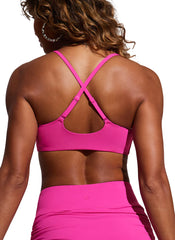 Scoop Neck Adjustable Strap D-DD Bikini Top