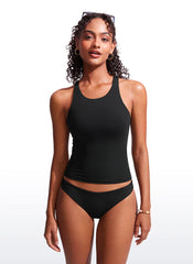 High Neck Racerback Tankini Top