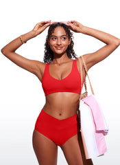 V Neck Bikini Padded Tops